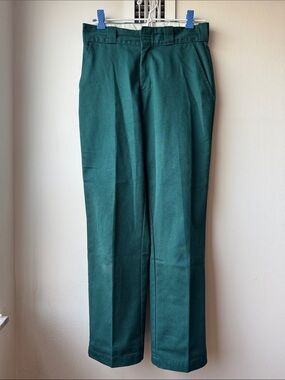 Dickies Dark Green Straight-Leg Chinos